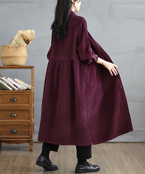 シャツワンピース コーデュロイシャツワンピース : ZOZOTOWN Yahoo!店