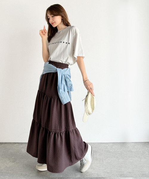 classicalelf（クラシカルエルフ） フリルスカート X-LARGE アイボリー