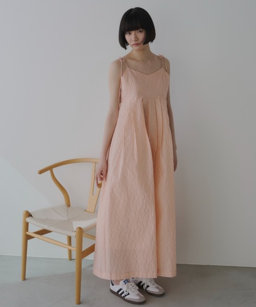 「PERNA」 キャミソールワンピース LARGE アイボリー レディースの画像