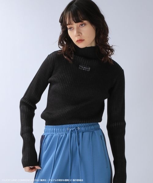 「JEANASIS」 長袖ニット FREE ブルー系その他 レディース_画像4