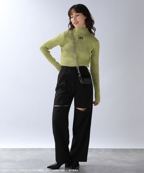 「JEANASIS」 長袖ニット FREE ブルー系その他 レディース_画像7