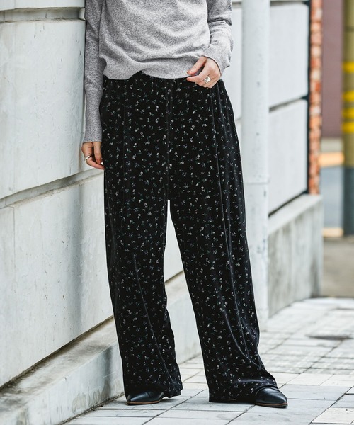 「GEORGE'S」 イージーパンツ MEDIUM ブラウン レディース_画像2