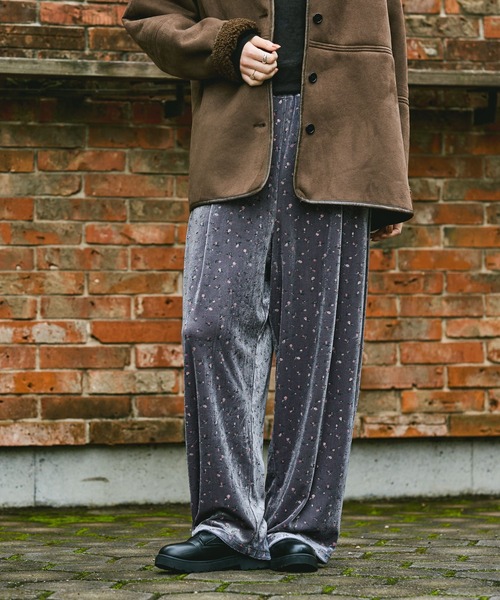 「GEORGE'S」 イージーパンツ MEDIUM ブラウン レディース_画像9