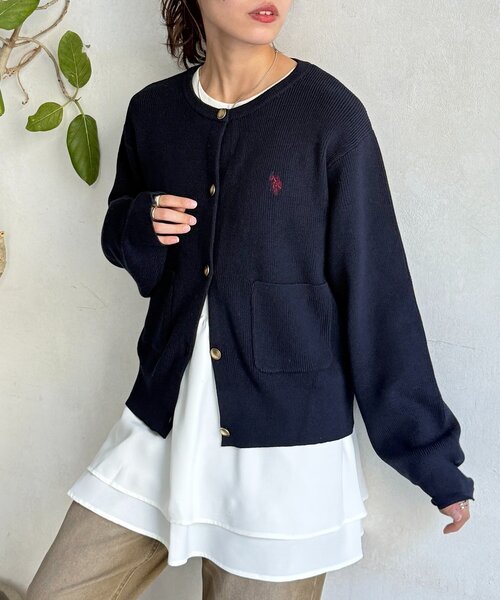 U.S. POLO ASSN.（ユーエスポロアッスン） カーディガン 入学式 「U.S.