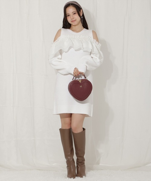 ウィルセレクション ニットワンピース WILLSELECTION（ウィルセレクション） ニットワンピース FREE ブルー