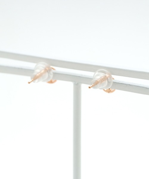 「ESTELLE」 ピアス（両耳用） - ピンクゴールド レディース_画像3