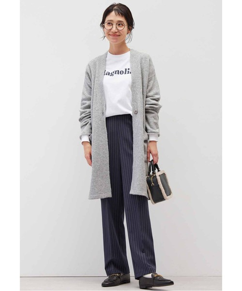 「Live in comfort」 ニットカーディガン M レッド レディース_画像2