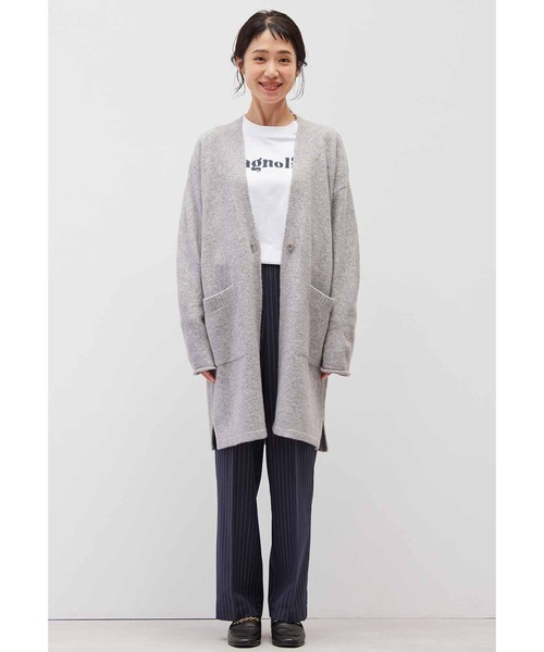 「Live in comfort」 ニットカーディガン M レッド レディース_画像8