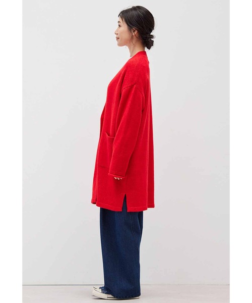 「Live in comfort」 ニットカーディガン M レッド レディース_画像9
