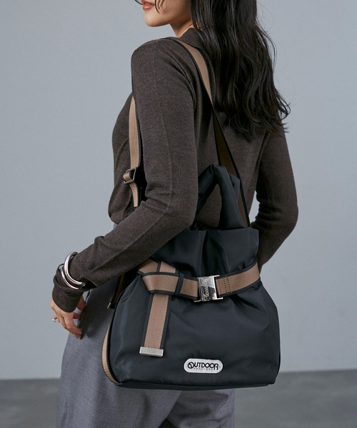 「OUTDOOR PRODUCTS」 2WAYバッグ FREE ブラック レディース_画像7