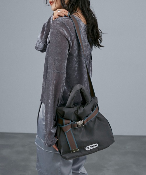「OUTDOOR PRODUCTS」 2WAYバッグ FREE ブラック レディース_画像9