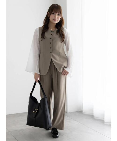 Te chichi（テチチ） ベスト ジレ スクエアネックジレ「AOYAMA FASHION