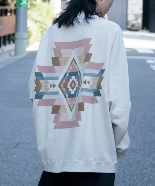 「PENDLETON」 スウェットカットソー L チャコールグレー メンズ_画像2