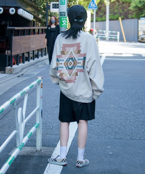 「PENDLETON」 スウェットカットソー L チャコールグレー メンズ_画像6