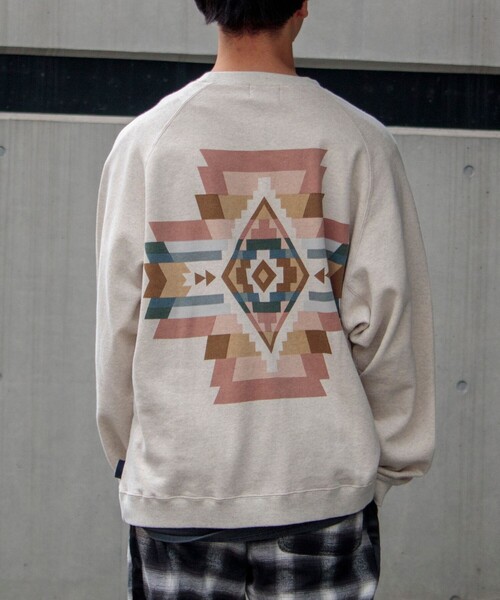 「PENDLETON」 スウェットカットソー L チャコールグレー メンズ_画像8
