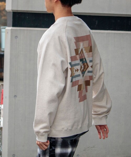 「PENDLETON」 スウェットカットソー L チャコールグレー メンズ_画像9