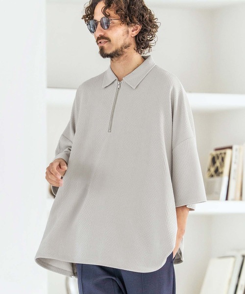 Magine（マージン） ポロシャツ mhs2599-Textured Poly Knit Stretch