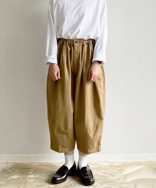 「HARVESTY」 パンツ 0 オリーブ レディース_画像5