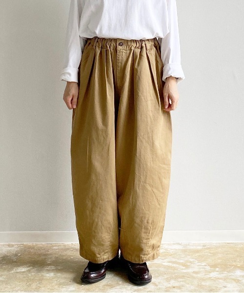 「HARVESTY」 パンツ 0 オリーブ レディース_画像9