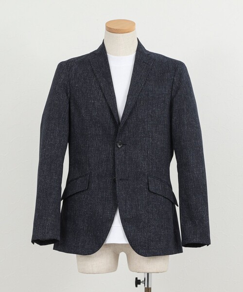 【美品】NOLLEY'S ノーリーズ クールドッツ ジャケット ブラック NOLLEY'S（ノーリーズ） ジャケット テーラードジャケット 「ビジカジ