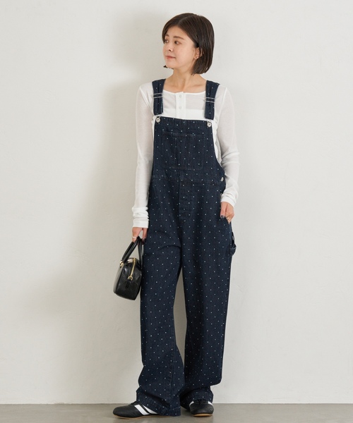 「U by SPICK&SPAN」 オーバーオール 36 ネイビー レディース