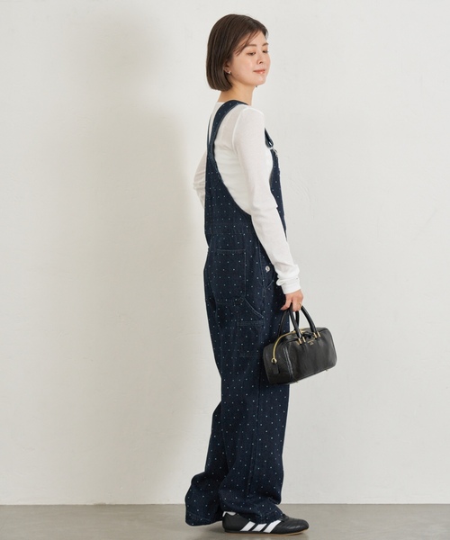 「U by SPICK&SPAN」 オーバーオール 36 ネイビー レディース_画像5