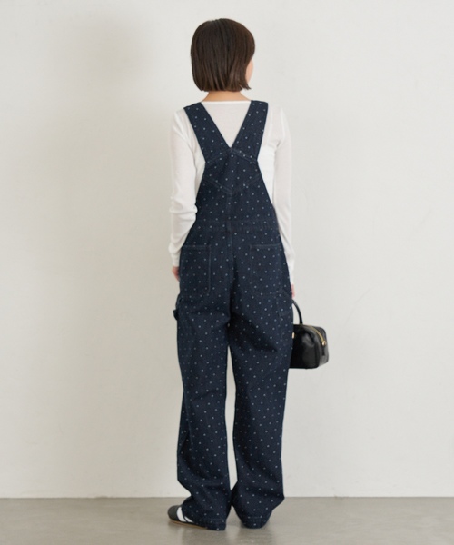 「U by SPICK&SPAN」 オーバーオール 36 ネイビー レディース_画像7