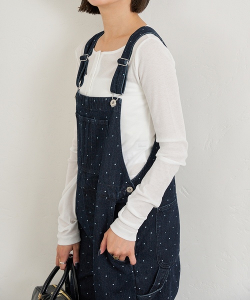 「U by SPICK&SPAN」 オーバーオール 36 ネイビー レディース_画像9