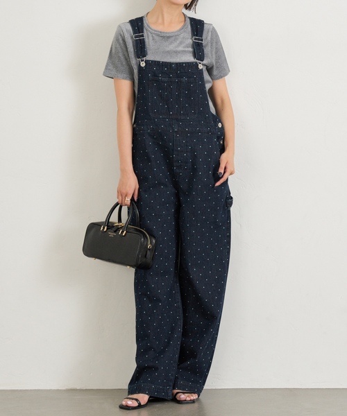 「U by SPICK&SPAN」 オーバーオール 36 ネイビー レディース_画像10