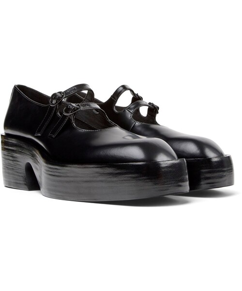 「CAMPER」 シューズ 24.0cm ブラック レディース