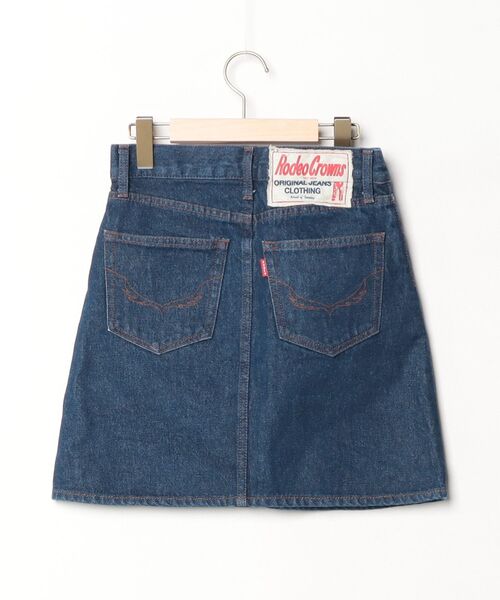 「Rodeo Crowns」 デニムスカート X-SMALL ブルー レディース_画像2
