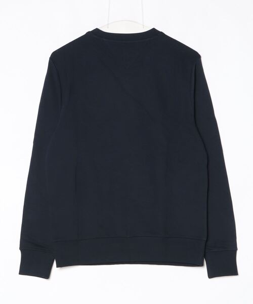 「TOMMY HILFIGER」 スウェットカットソー SMALL ネイビー メンズ_画像2