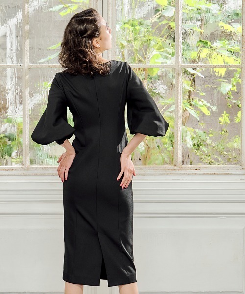JENNE」 7分袖ワンピース SMALL ブラウン レディース : ZOZOTOWN Yahoo 