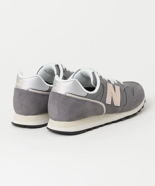 「New Balance」 ローカットスニーカー 23.0cm グレー×ピンク レディース_画像2