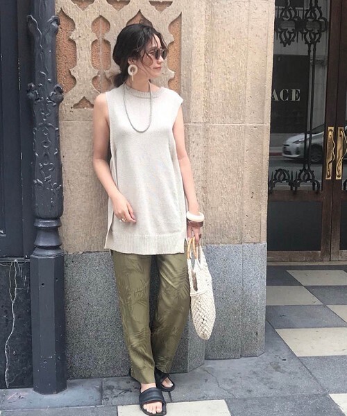 「TODAYFUL」 ノースリーブニット FREE ベージュ レディース_画像7