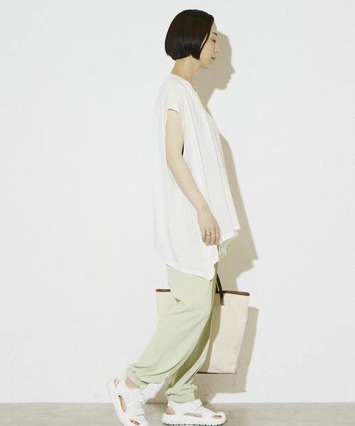 「CONVERSE TOKYO」 イージーパンツ FREE グリーン レディース_画像5