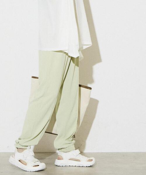 「CONVERSE TOKYO」 イージーパンツ FREE グリーン レディース_画像10