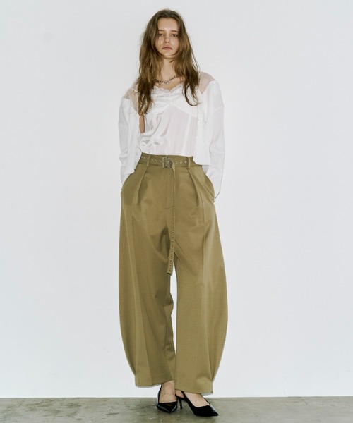 JOSE MOON（ジョゼムーン） カーディガン TULLE SEAM KNIT CARDIGAN