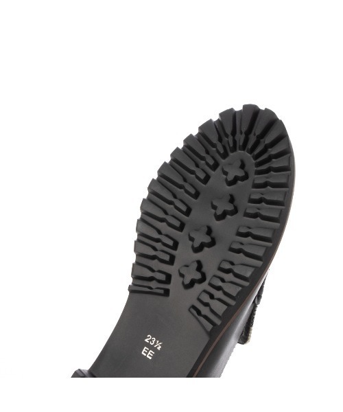 「ing」 フラットサンダル 23.5cm ブラック レディース_画像8