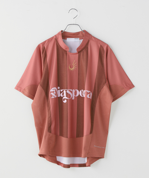 tシャツ DIASPORA SKATEBOARDS / ディアスポラスケートボード Striped Training Top メンズの画像