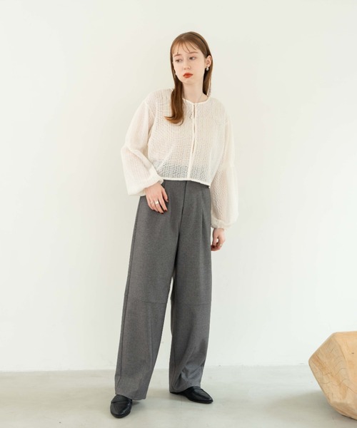 「hinari」 パンツ SMALL ベージュ レディース_画像4