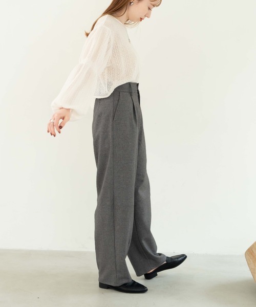 「hinari」 パンツ SMALL ベージュ レディース_画像6