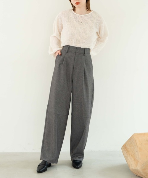 「hinari」 パンツ SMALL ベージュ レディース_画像9