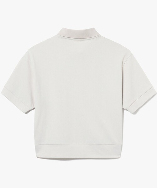 LACOSTE（ラコステ） 7分袖ポロシャツ 36 ホワイト レディース