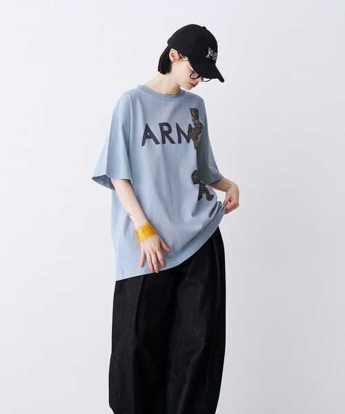 SeeSew tシャツ 「UNISEX」ARMY WAPPEN PRINT TEE/アーミーワッペン