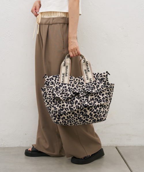 ショルダーバッグ バッグ :「ZOZO限定」「MumME」A4サイズ収納可能フリルデザイン2WAYショルダーBAG レディース