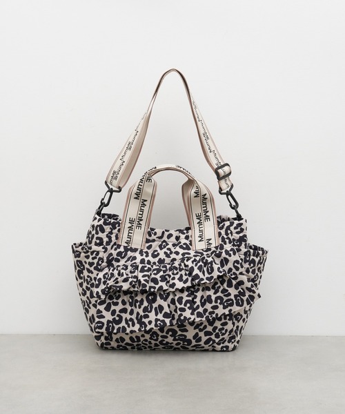 ショルダーバッグ バッグ :「ZOZO限定」「MumME」A4サイズ収納可能フリルデザイン2WAYショルダーBAG レディースの画像
