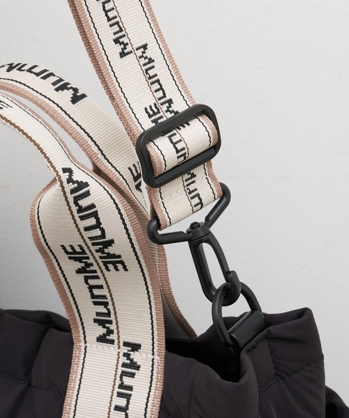 ショルダーバッグ バッグ :「ZOZO限定」「MumME」A4サイズ収納可能フリルデザイン2WAYショルダーBAG レディースの画像
