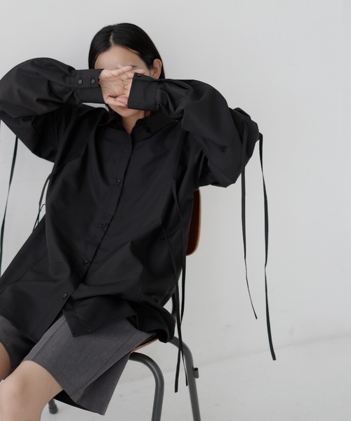 「hellam」 長袖シャツ FREE ブルー レディース_画像3