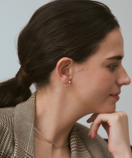 ete（エテ） ピアス K18YG e_Grain アメリカンピアス レディース